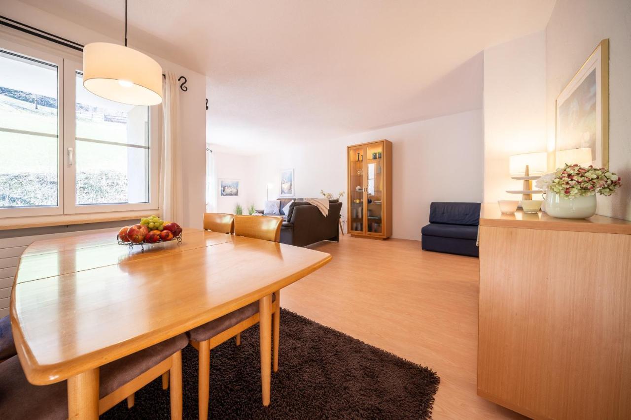 3202 Wunderschoene, Frisch Renovierte Wohnung Mit Viel Charme Und Moderner Optik Vulpera Exteriör bild